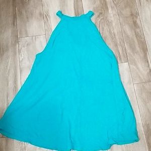 XS Blue halter top
